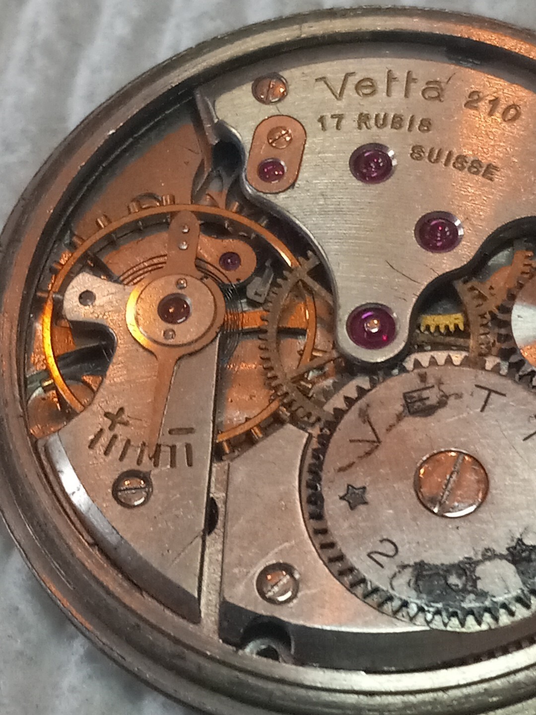 VINTAGE MEN’S VETTA 210 WRIST WATCH MOVEMENT, As Is
