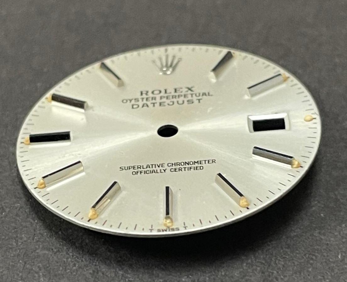 Vintage Rolex Oyster Perpertual Datejust Watch Dial For 36mm Case 16014 16030
