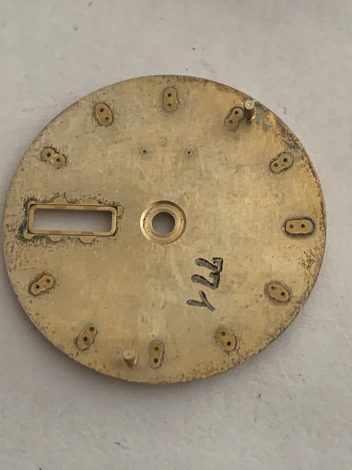 Seiko Watch Dial Part 6309-812L Champagne With Gold Batons