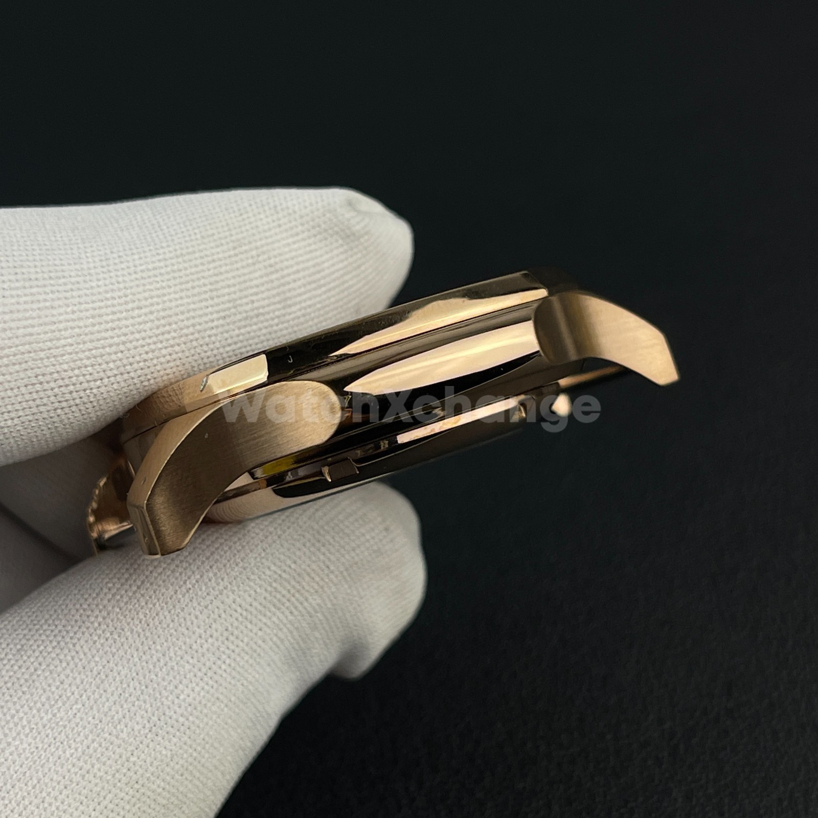 DEFECTIVE 42mm Rose Gold Stainless Steel Watch Case For NH35 NH36