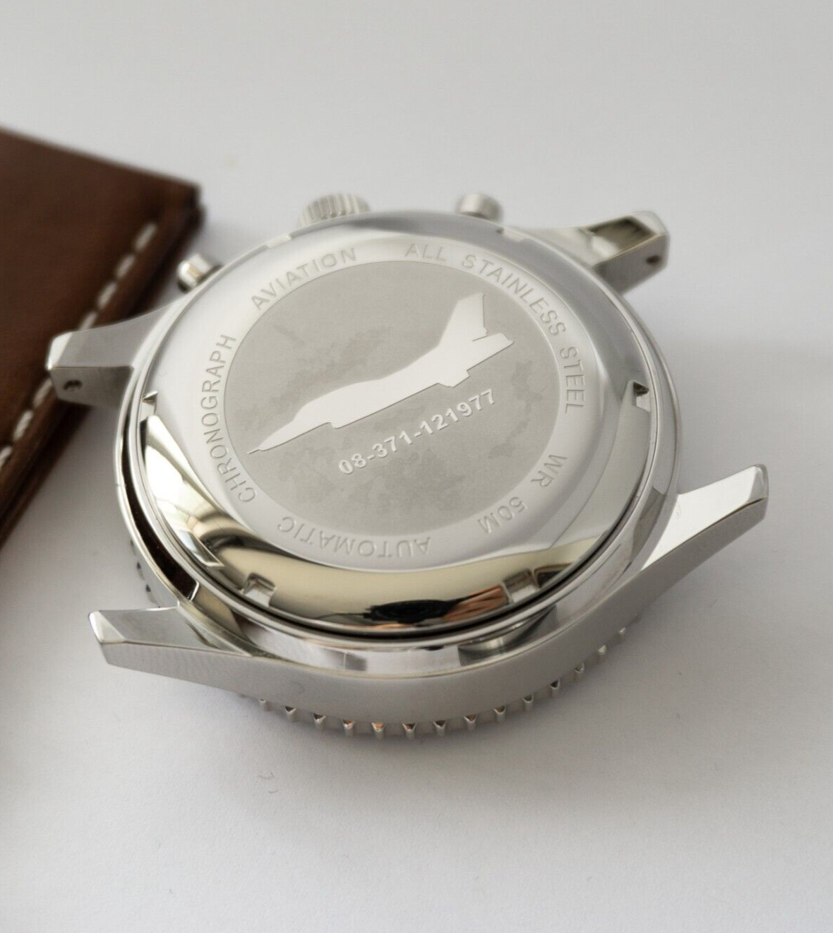 Aviation Chronograph ETA Valjoux 7750 Case Watch Kit / Kit DIY Watch Case