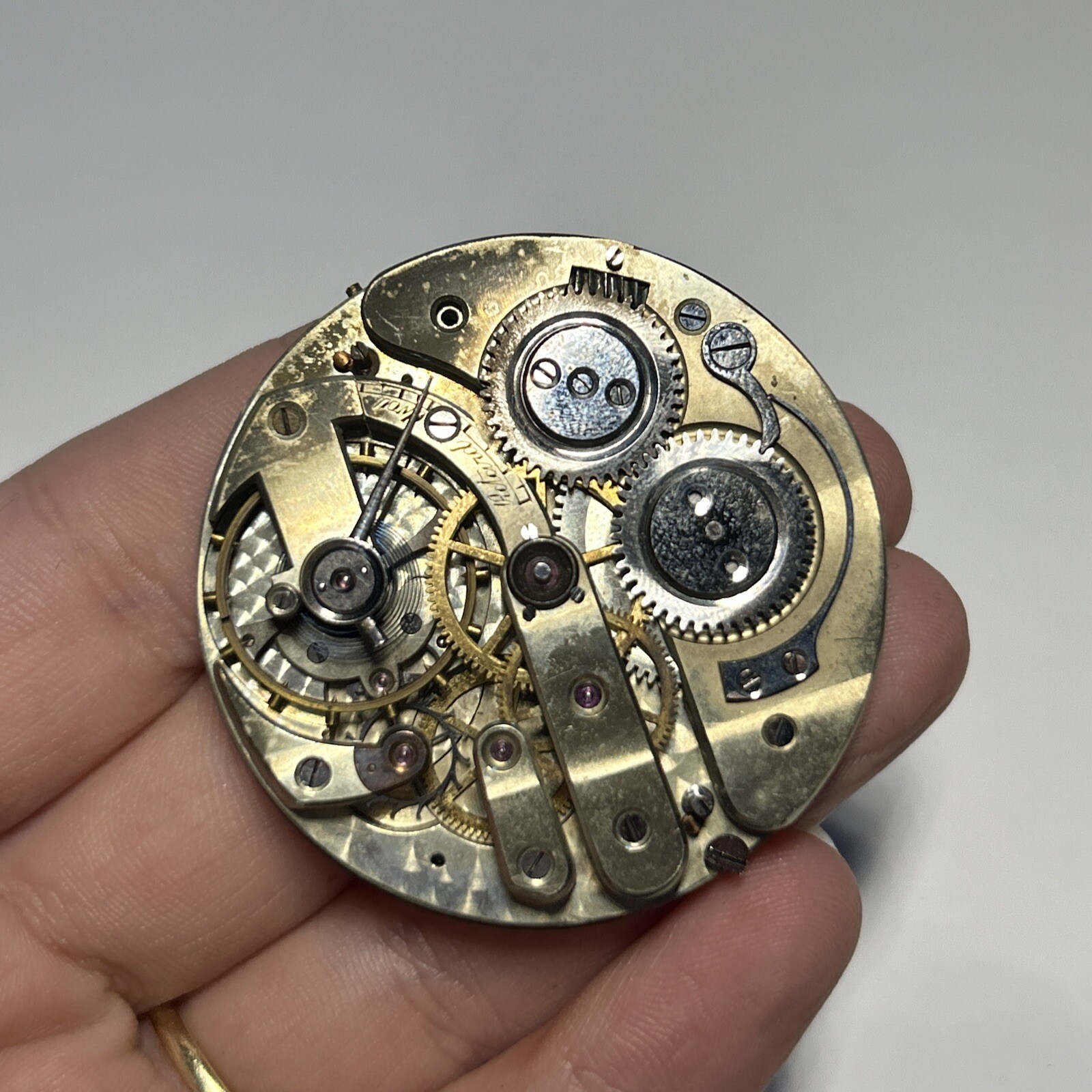 Collectible NO NAME full Jewels Swiss High Grade Pocketwatch Movement