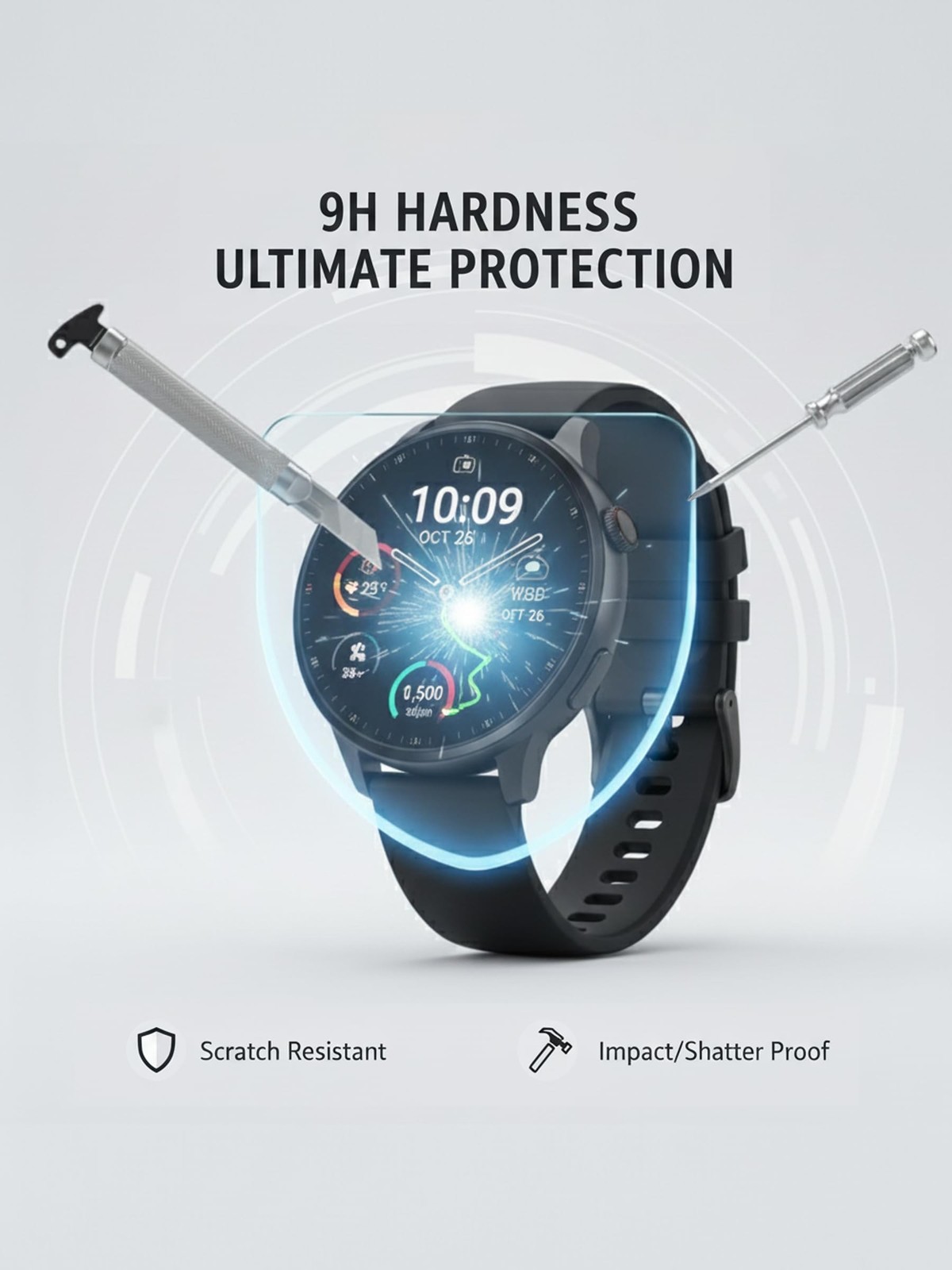 iDaPro [4Pcs Screen Protector for HUAWEI Watch GT 5 GT5 41mm/GT 4 GT4 41mm,Te…