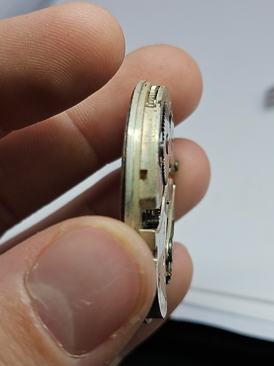 Knickerbocker Stuyvesant Pocket Watch Movement 41.94mmFor Parts/Repair