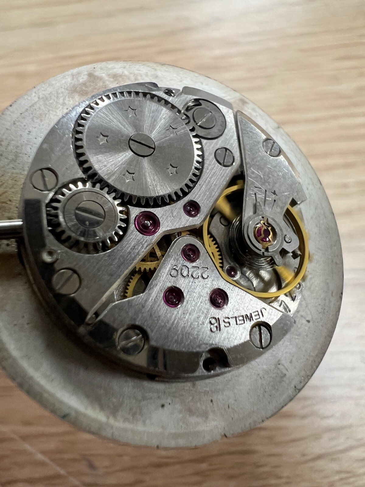 Watch movement USSR Wostok 2209 cal. plus Dial. For parts .