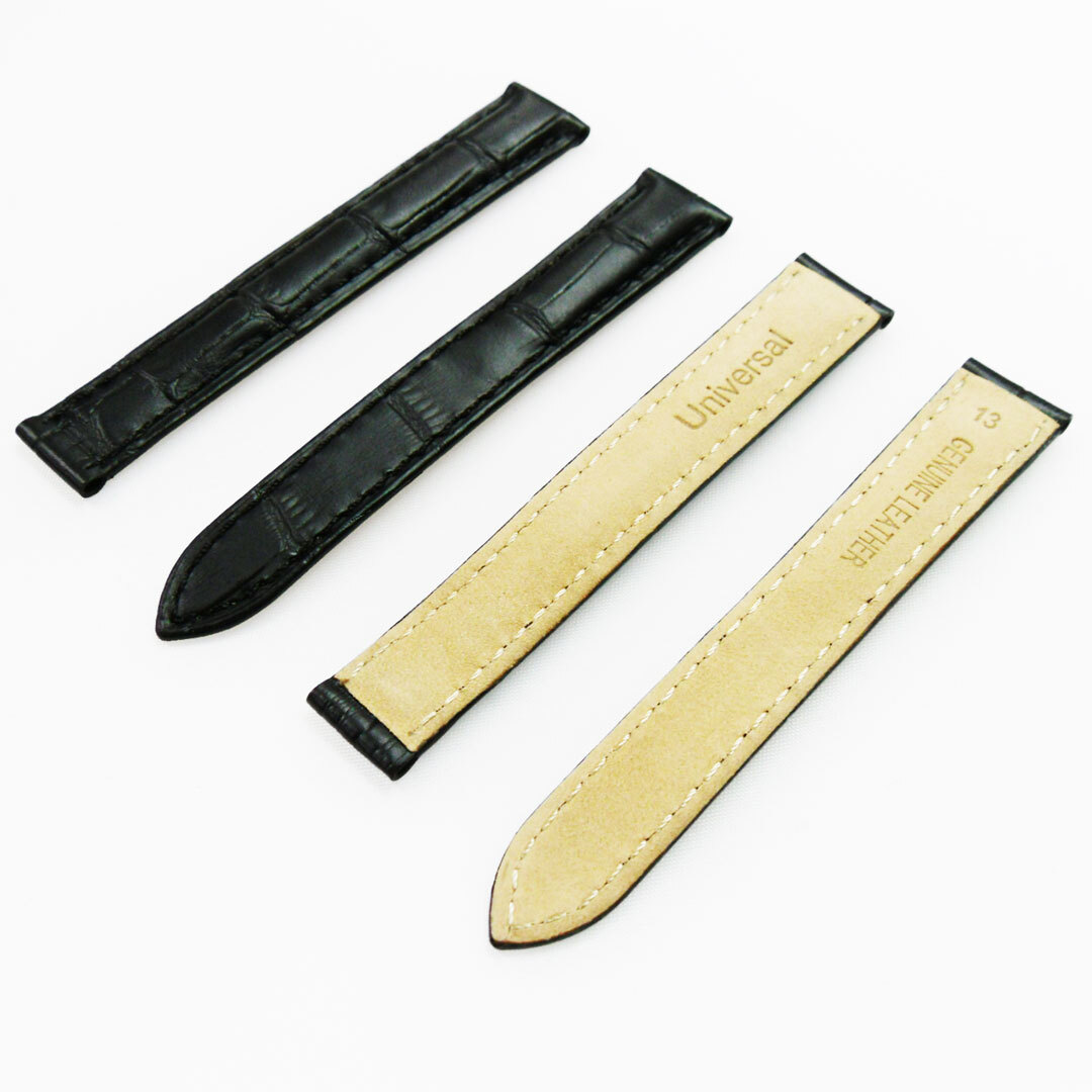 Watch Band Genuine Leather Alligator Grain (PADDED) fit Cartier Watch , 13X12MM