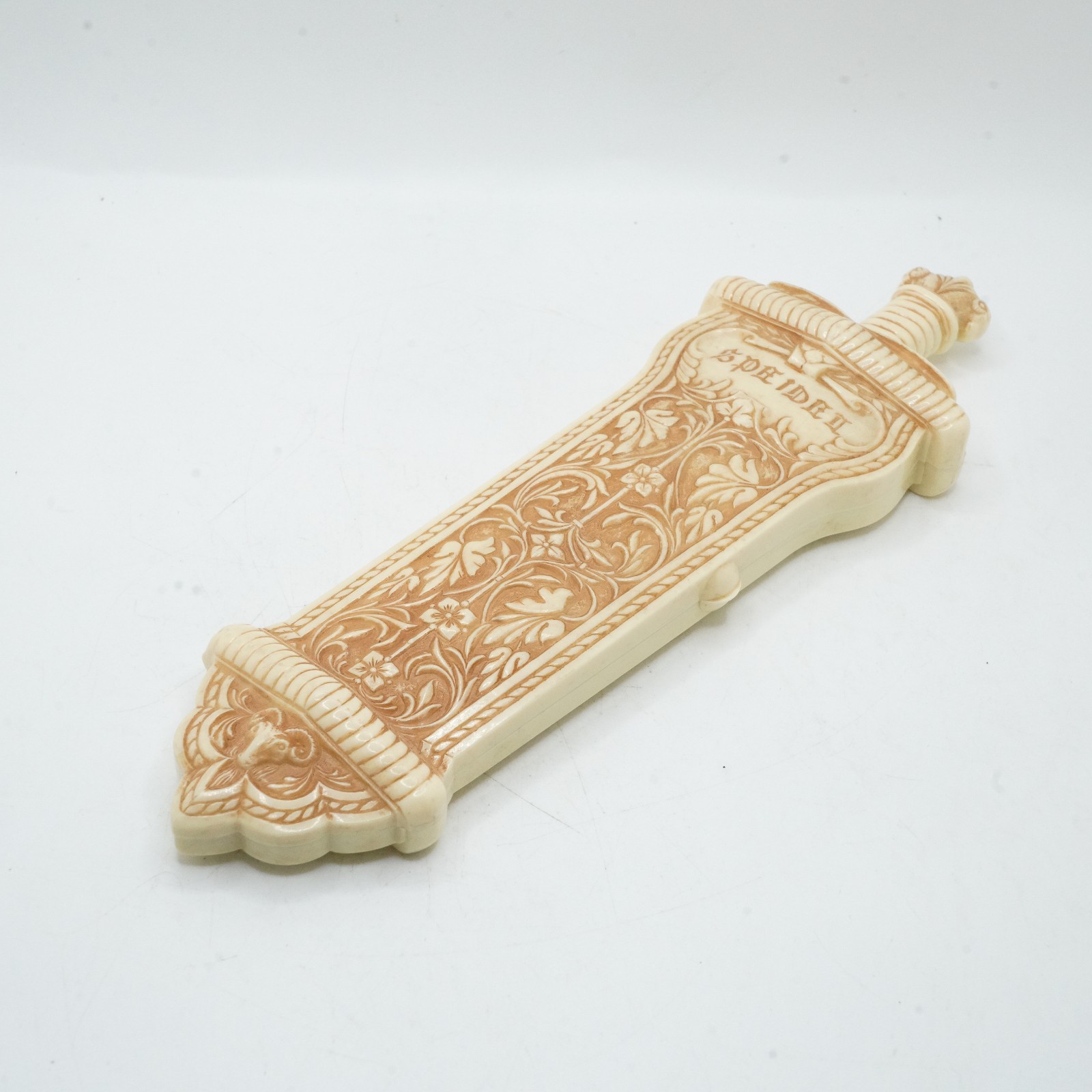 Vintage Speidel Golden Knight Sword Shaped Watch Band Case Only