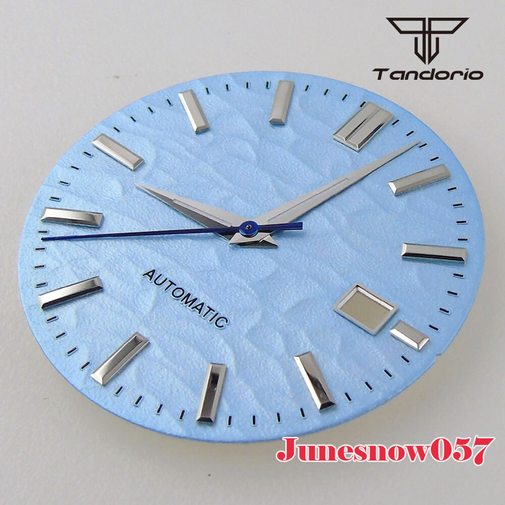 Accessories Parts Glacier Blue Watch Men Dial 33.5MM Fit For NH35A NH36A SKX SRP