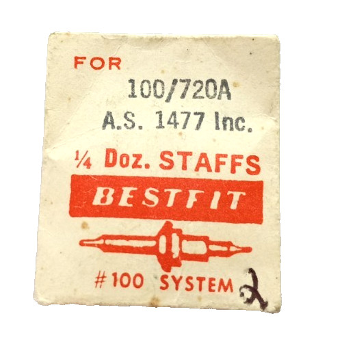 AS 1477 Balance Staff INCABLOC watch part #100/720A (2-PACK) *SEE INTERCHANGE