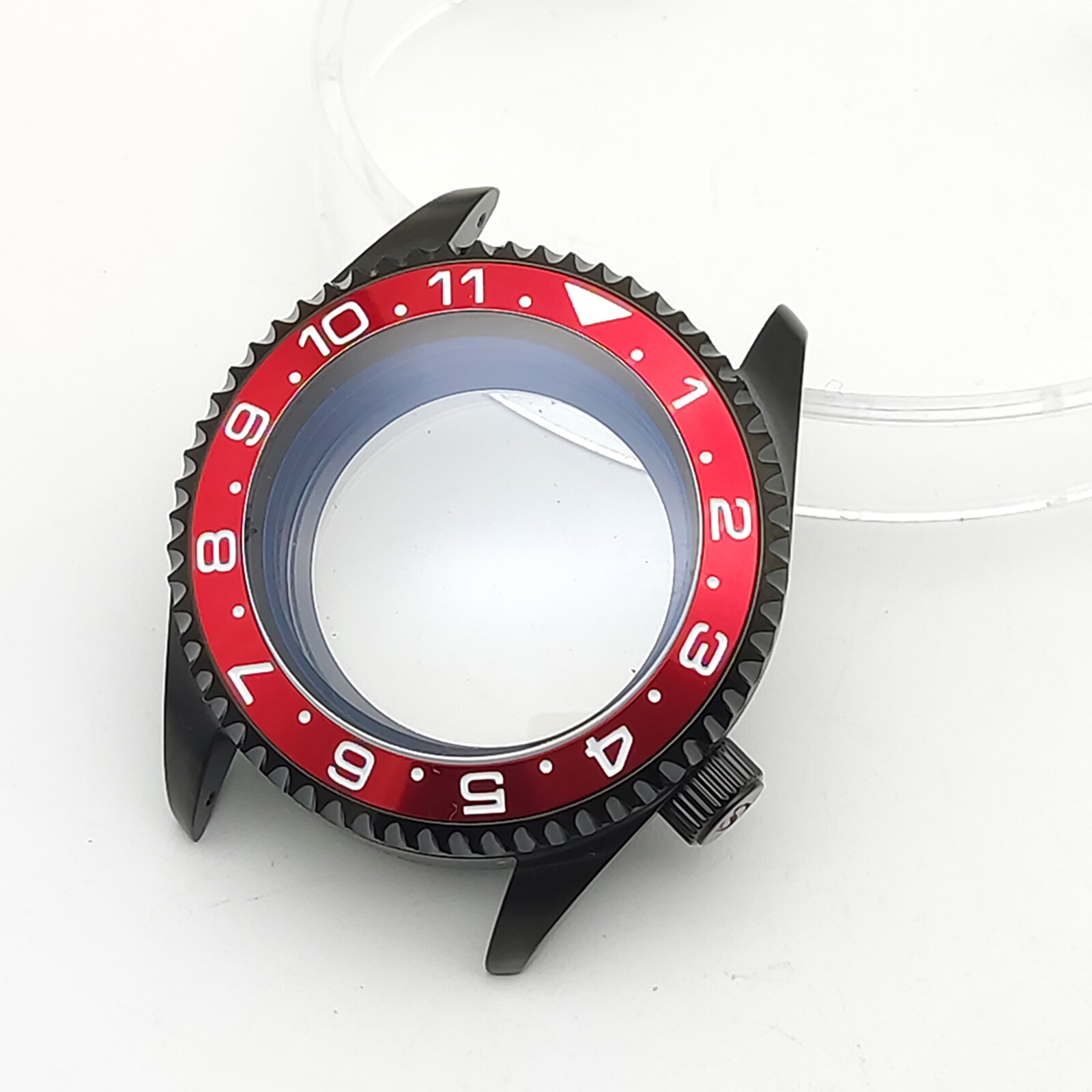 42MM Watch Case Modified SK007 Sapphire Glass Steel Case for NH35/NH36 movement