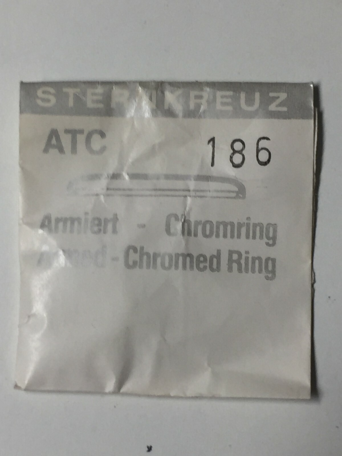 Tru-Seal Chrome Tension Ring Waterproof Watch Glass NOS Sizes 150-373 Sternkreuz