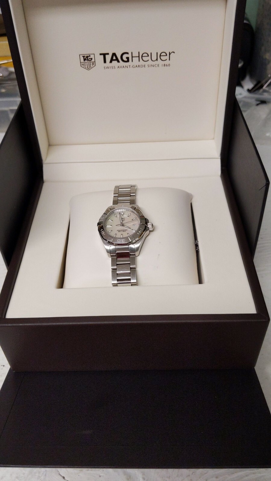 Tag Heuer Aquaracer Ladies watch S/S watch, with extra links great condition