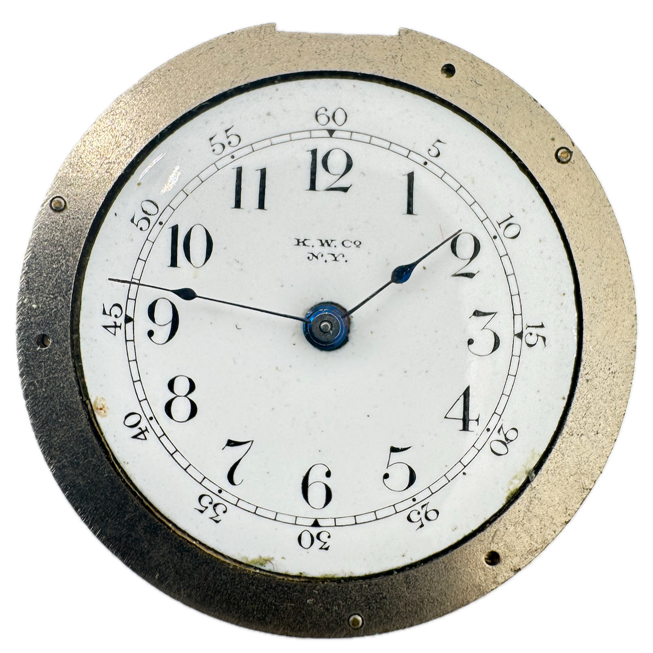 Antique 8s Knickerbocker Watch Co Mechanical Open Face Pocket Watch Movement USA