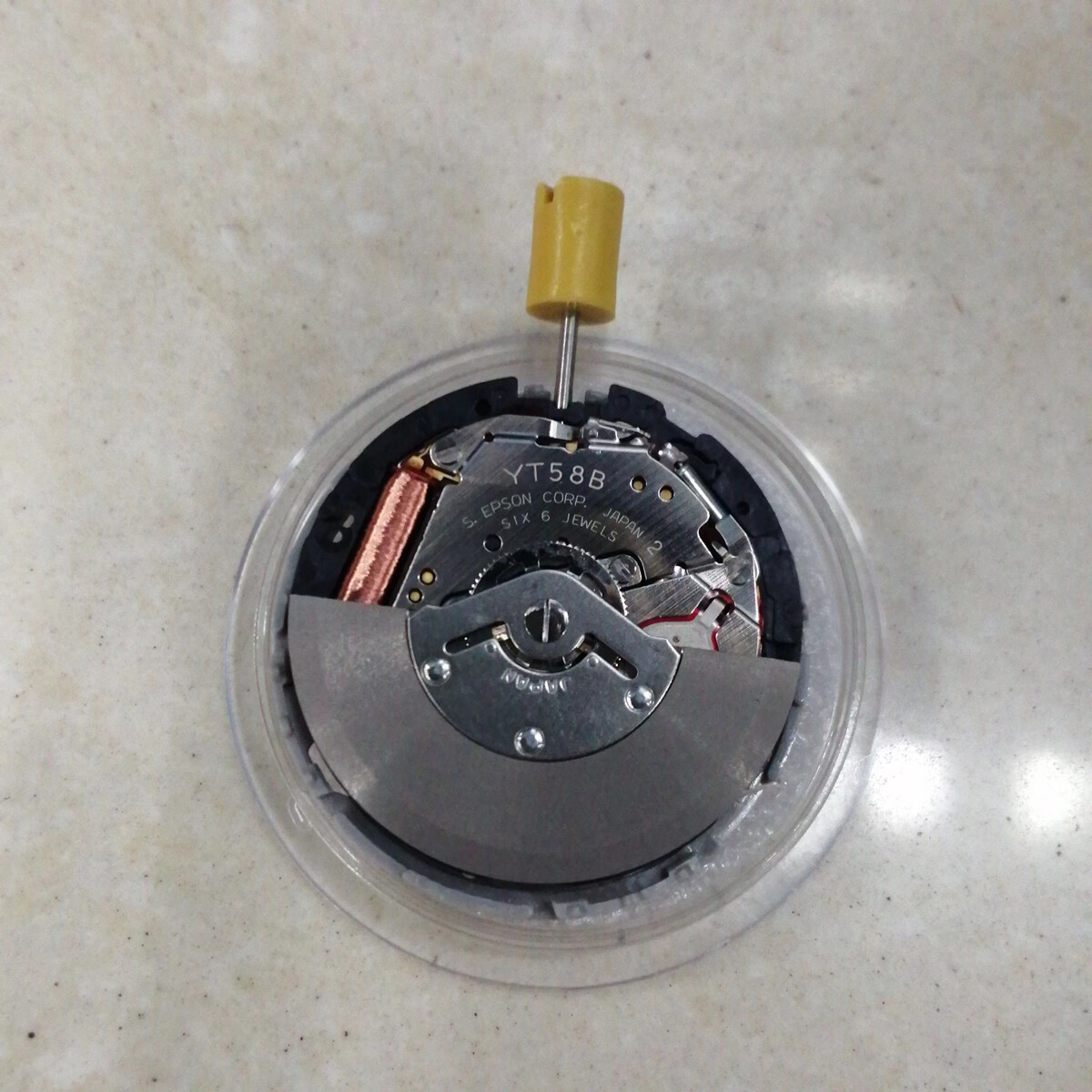 Watch Part S.EPSON YT58B Quartz Movement 3 Hands Date/Day at 3H 4.89 Height