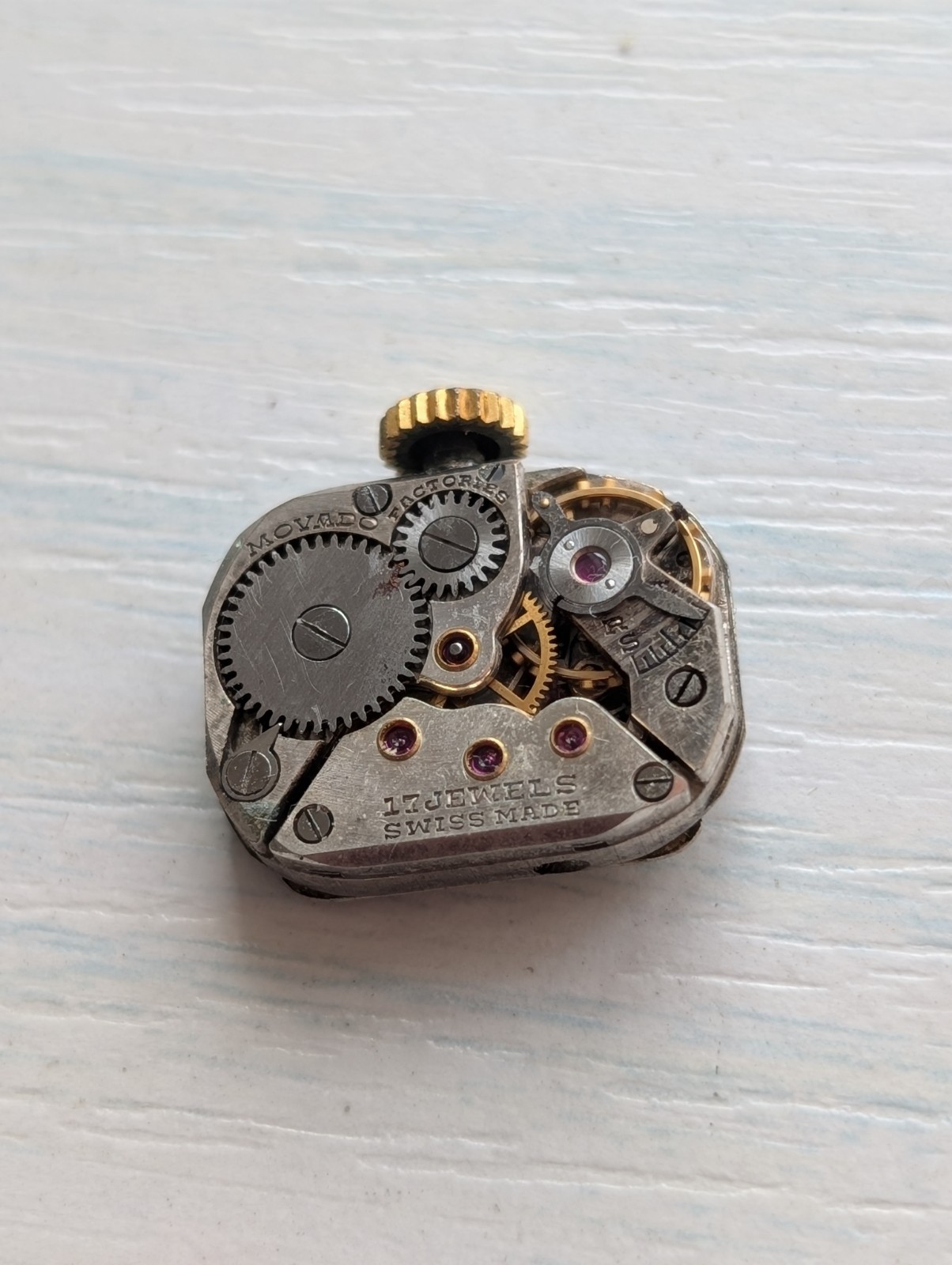 Vintage Movado 675 Mechanical Watch Movement (Runs)