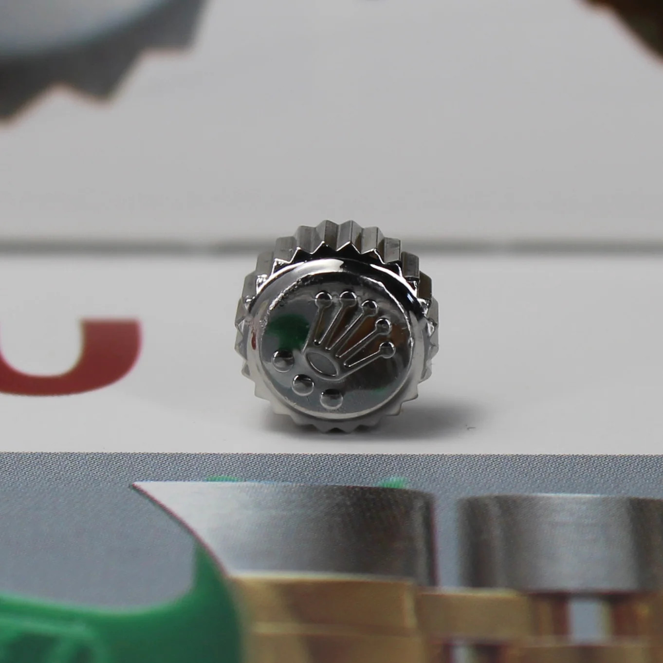Rolex 24-802-0 Original Steel Crown 8mm Sea-Dweller Deepsea 116660 126660