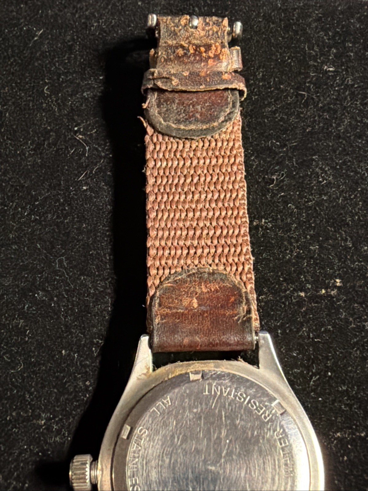 Vintage Mallard Combat Chronometer 50 Metre Watch For Parts Sapphire Broken