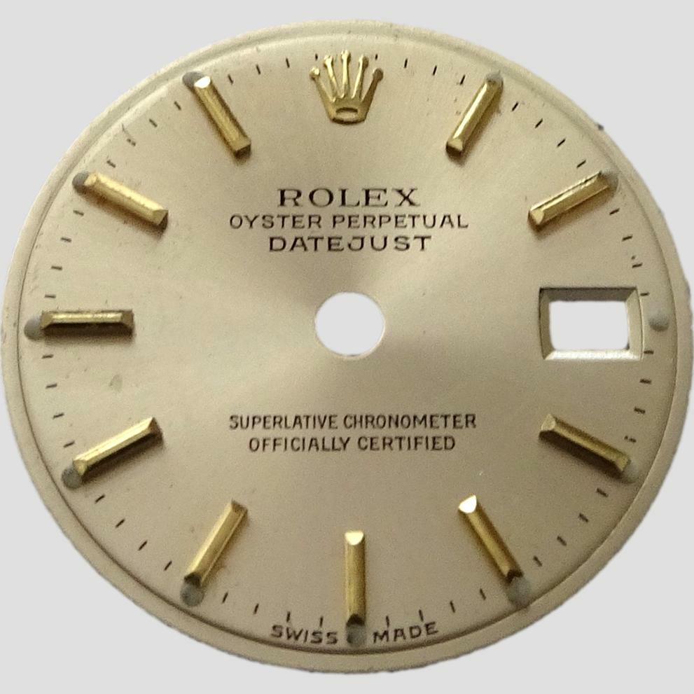 Ladies Rolex 18k Gold Markers President Datejust Watch Dial 6917 6916 6927