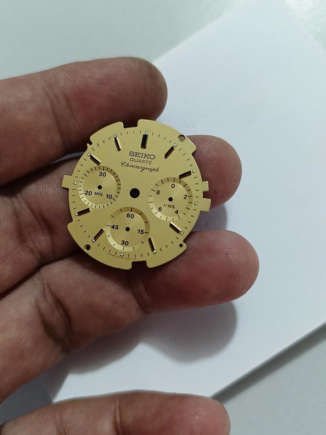 GENUINE USED MINT YELLOW GOLDEN DIAL SEIKO GOLDEN JAMES BOND 7A28-7020 7A28-7029