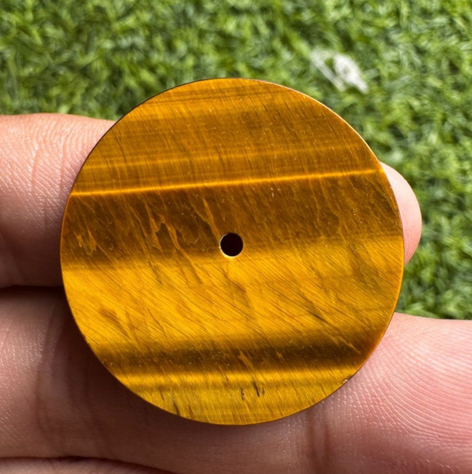 tiger eye Watch Dial Blank Handmade Dial for 31 mm-1.5 mm GMC-1164w