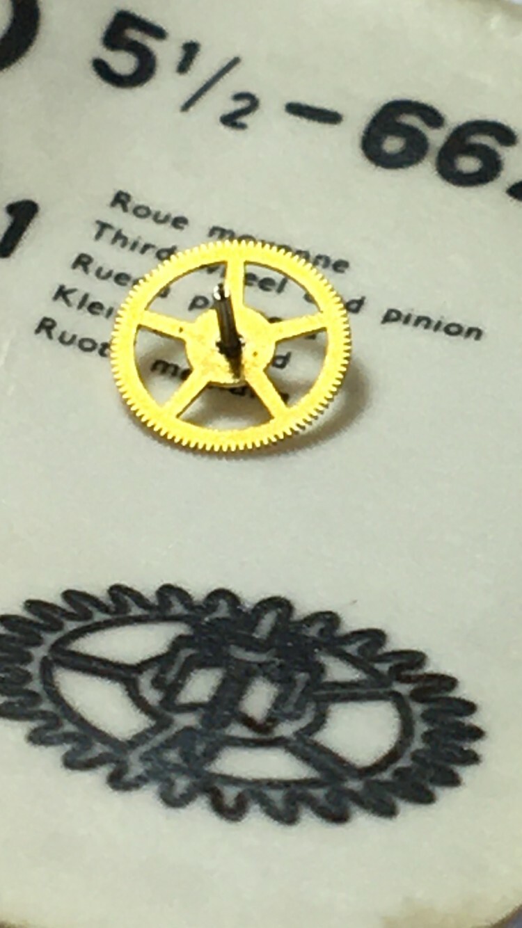 FEF Cal 6620 6621 6650 part 210 Third Wheel And Pinion