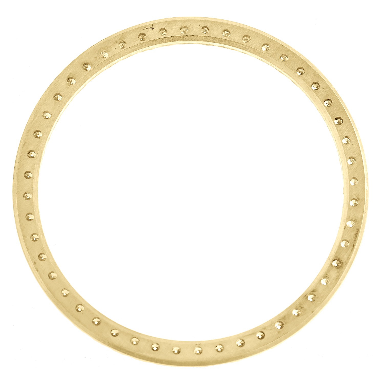 10K Yellow Gold Custom U-Cut Diamond Bezel For Rolex Day-Date 36mm Watch 1.65 CT