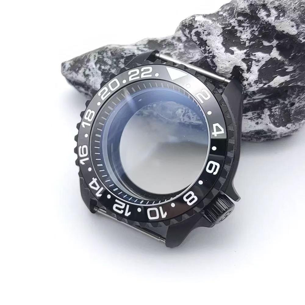 41mm NH35 Watch Case Stainless Steel Sapphire Rotating Bezel 50m Waterproof