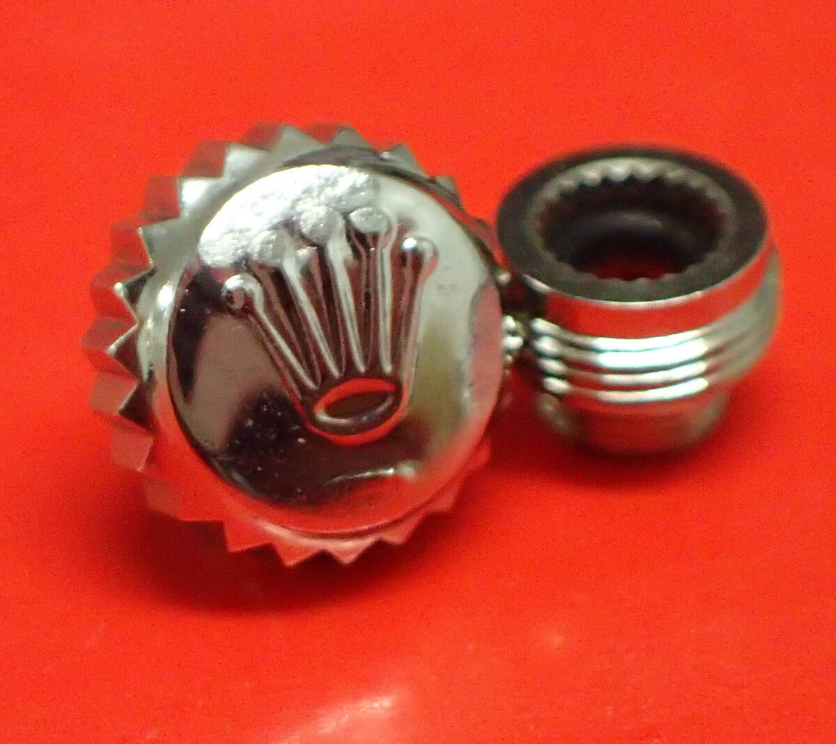 Genuine ROLEX Datejust 605-0 Crown w/Tube 6mm 124300 124270 126200 etc #098