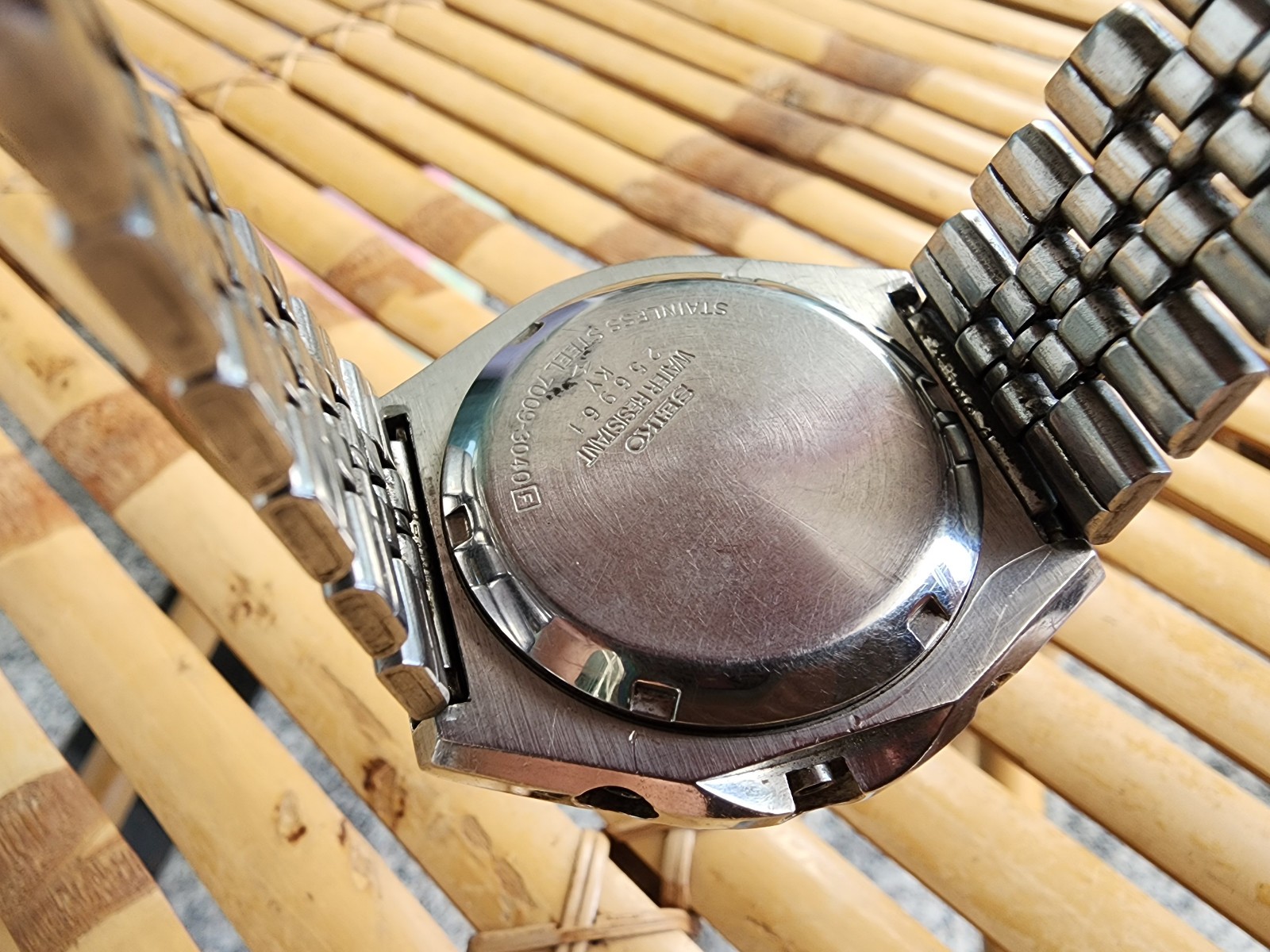 CASE Crystal VINTAGE SEIKO 6139-8020 CHRONO AUTOMATIC FOR PARTS REPAIR RESTORE .