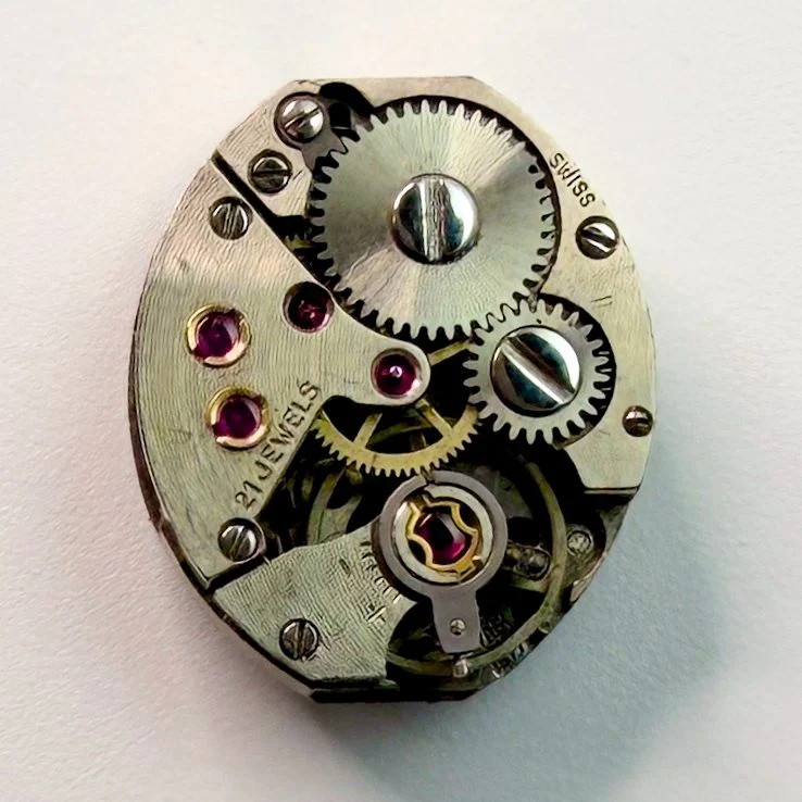 Rotary 21 Jewels Watch Movement AS 1677 15.5 x 12.9mm – For Spares or Repair