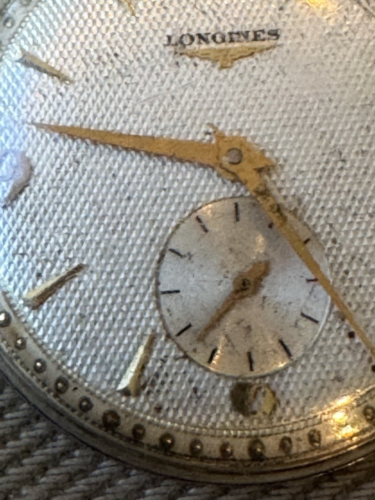 LONGINES 23Z – 17 Jewel Watch Movement and Crystal – Runs