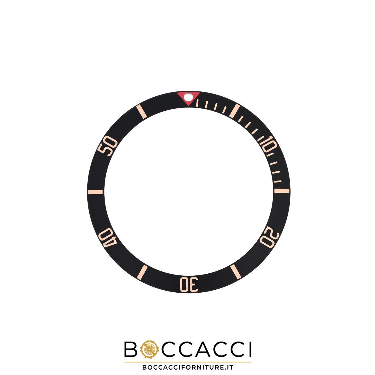 TUDOR Black Bezel Insert (Missing Dot) For Black Bay ref. 79030n (EXCELLENT S…