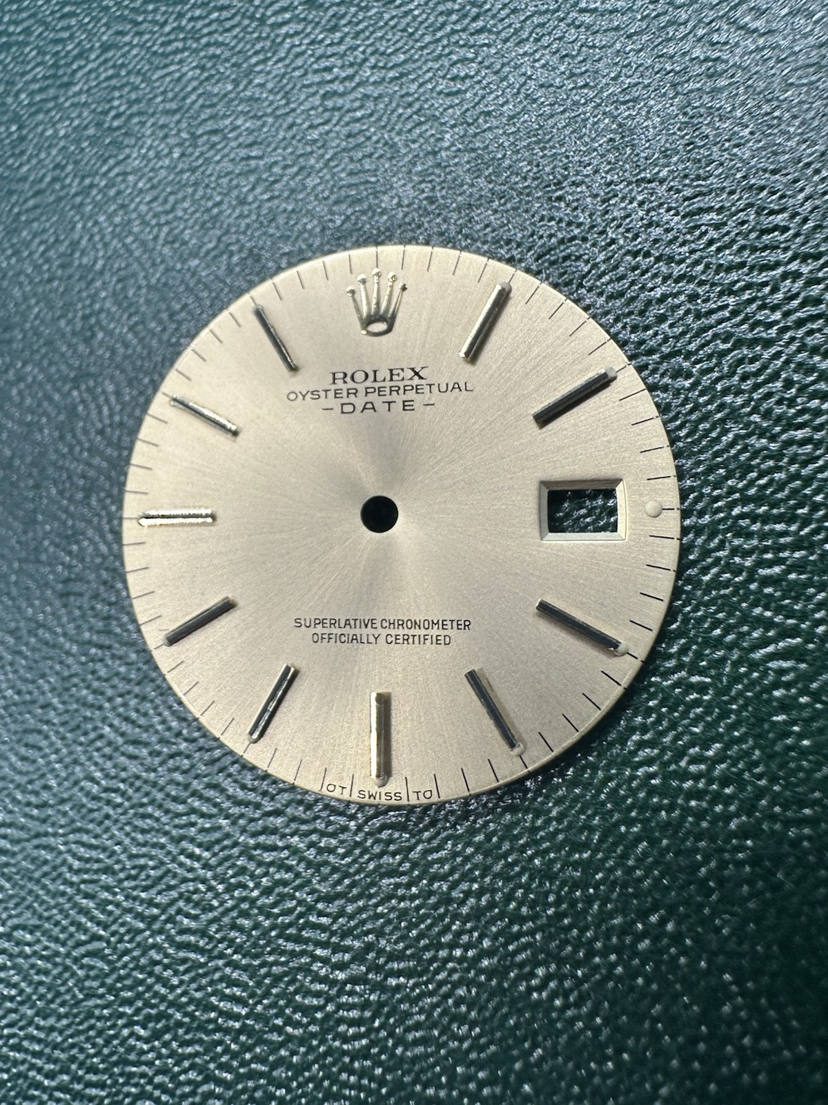 Rolex Oyster Perpetual Date 34MM SIGMA Dial For 1505 15233 – Champagne
