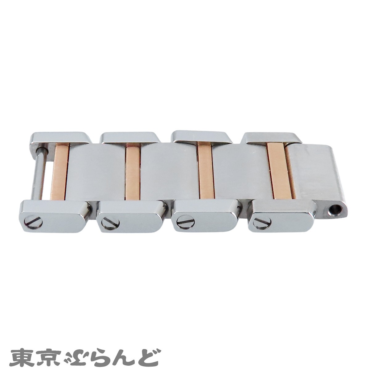 Genuine Cartier Tank Francaise Two Tone Bracelet Links 14mm 4pcs SS Rose Gold