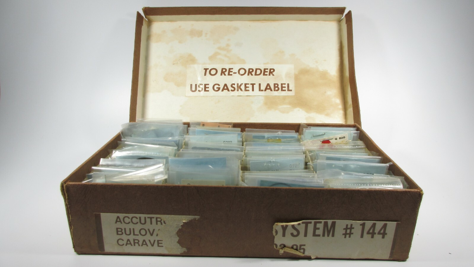 Bulova Accutron Caravelle NOS OEM Original Case-Back Gaskets Choose-Your-Part #