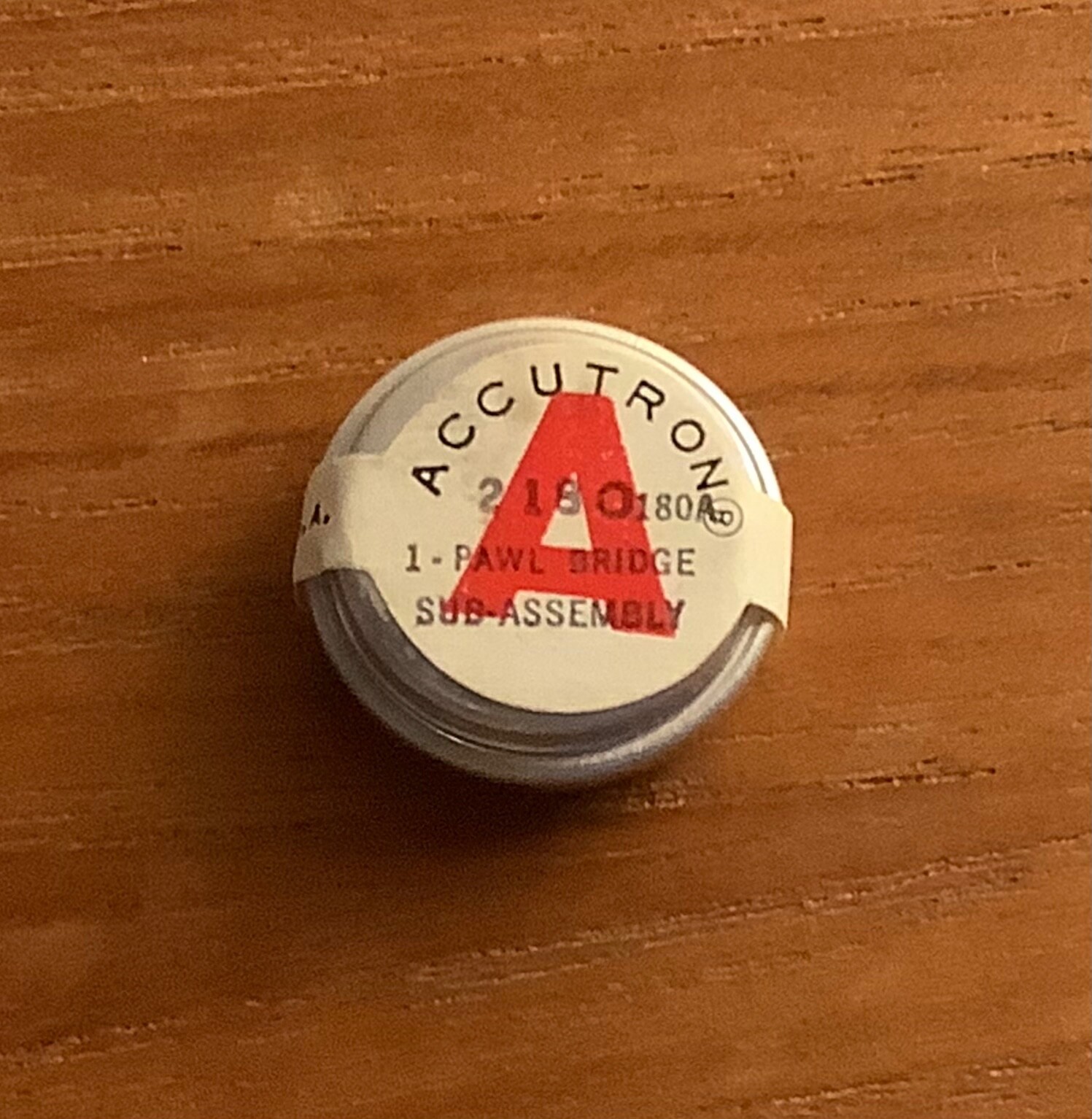 Vintage NOS Bulova Accutron Pawl Bridge Sub Assembly 2180 #180A 218