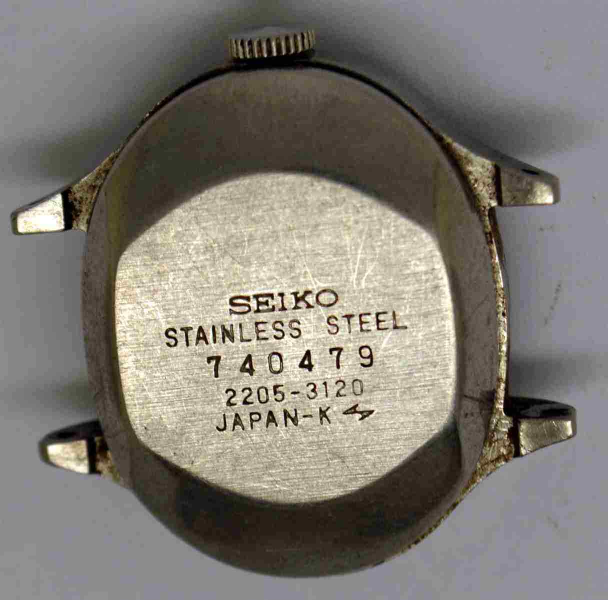 VTG SEIKO Steel Wristwatch. Ref: 2205-3120. Cal: 2205A. For Service