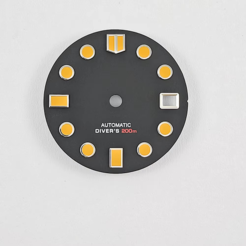 NH35 28.5Mm No Logo Sterile Sanding Watch Dial for NH35A NH36 Movement High Qual