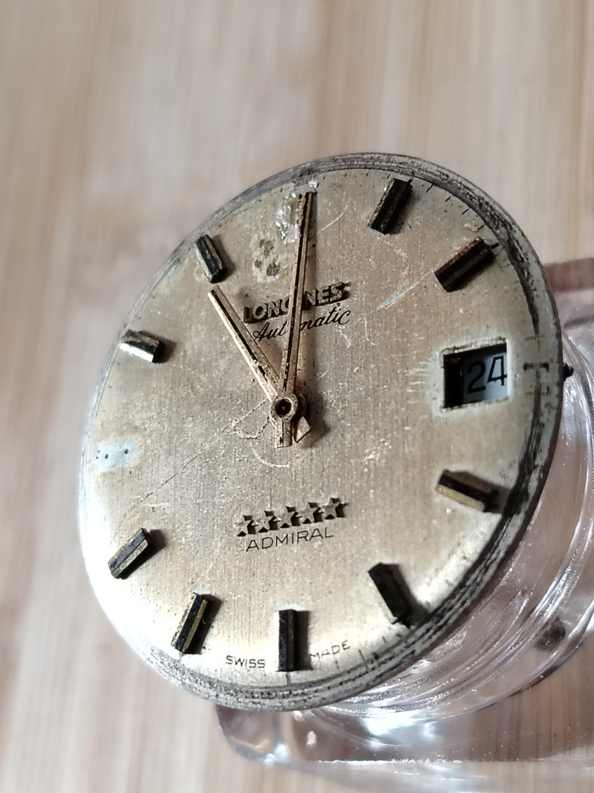 Vintage Longines Cal. L890.2 (17 Jewel) Automatic Wristwatch Movement For Parts