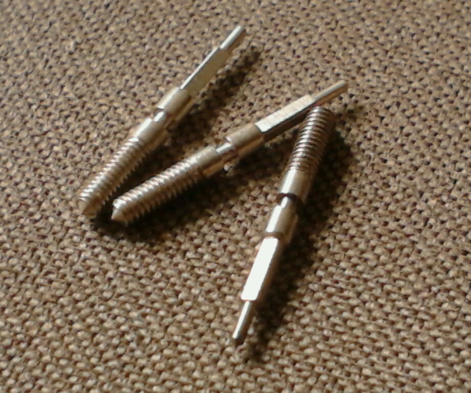 Lot Of 3 NOS Elgin 21/0 Grade 619 Winding Arbors/Stems PN 5354 Parts Spares