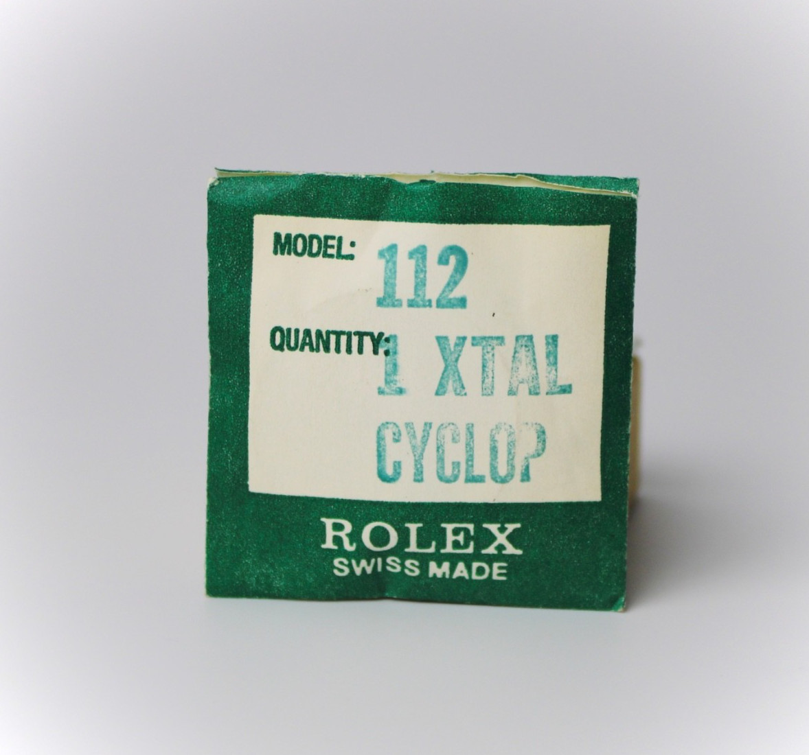 NEW Genuine Vintage Rolex Replacement Crystal Cyclop Lens 25-112