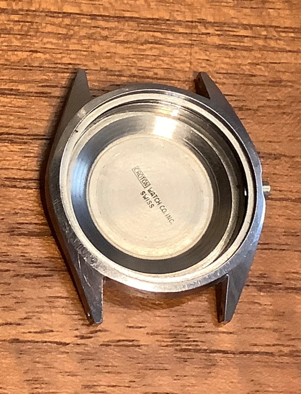 Vintage Croton Stainless Steel Screwback 33mm Case 48S 79421 – Inner Dia. 28mm