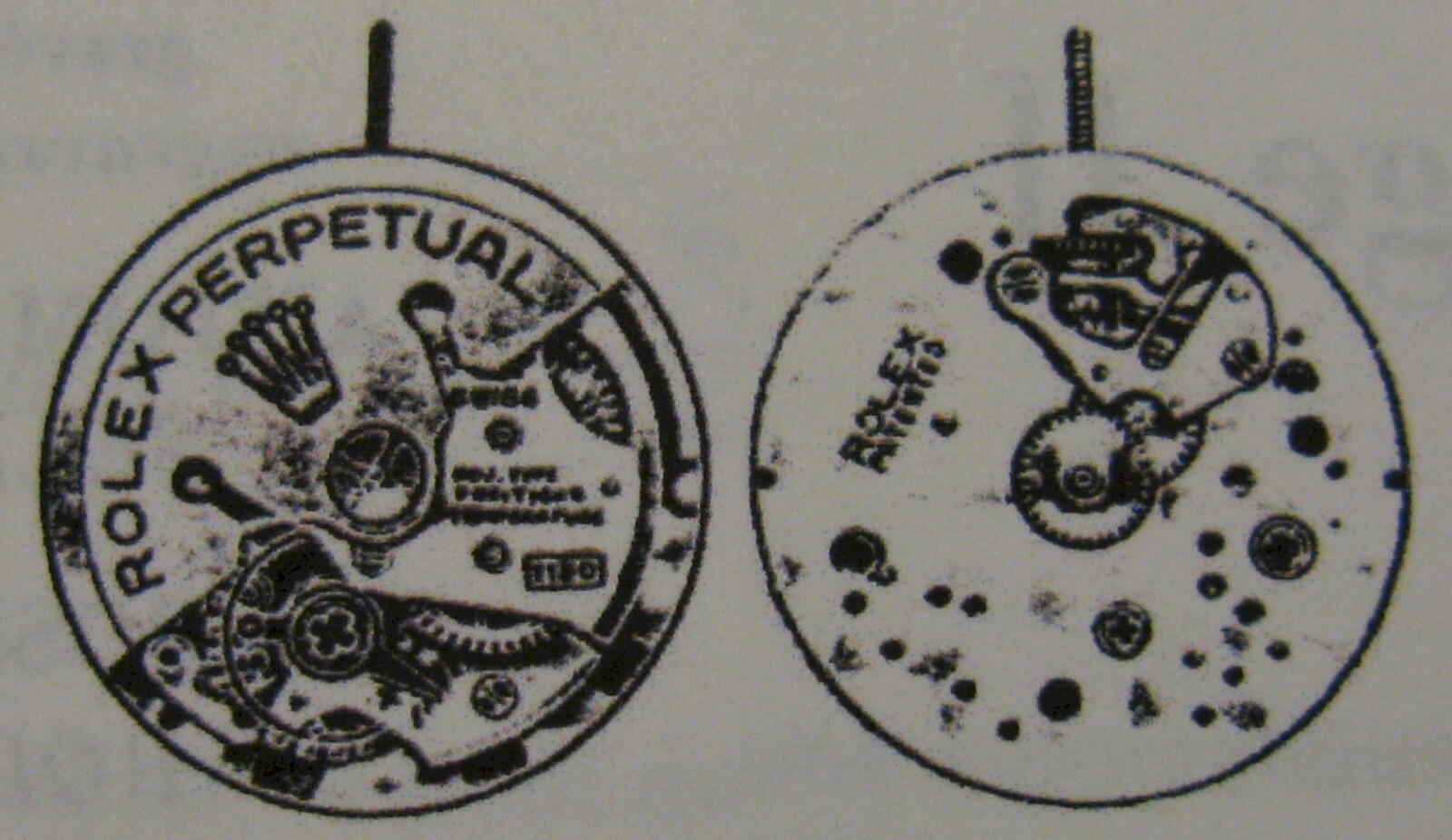 Rolex Watch Movement 1160, 1161 & base 1130 winding pinion #410