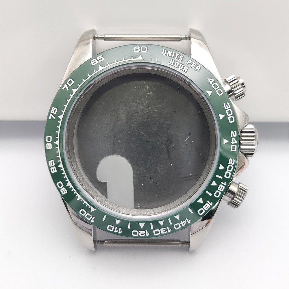 VK63 case 50m waterproof sapphire glass for 29.5-32.5mm dial Watch Tuning Parts