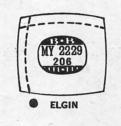 ELGIN : 5517 & 6516 – Cushion 22.2mm x 20.6mm