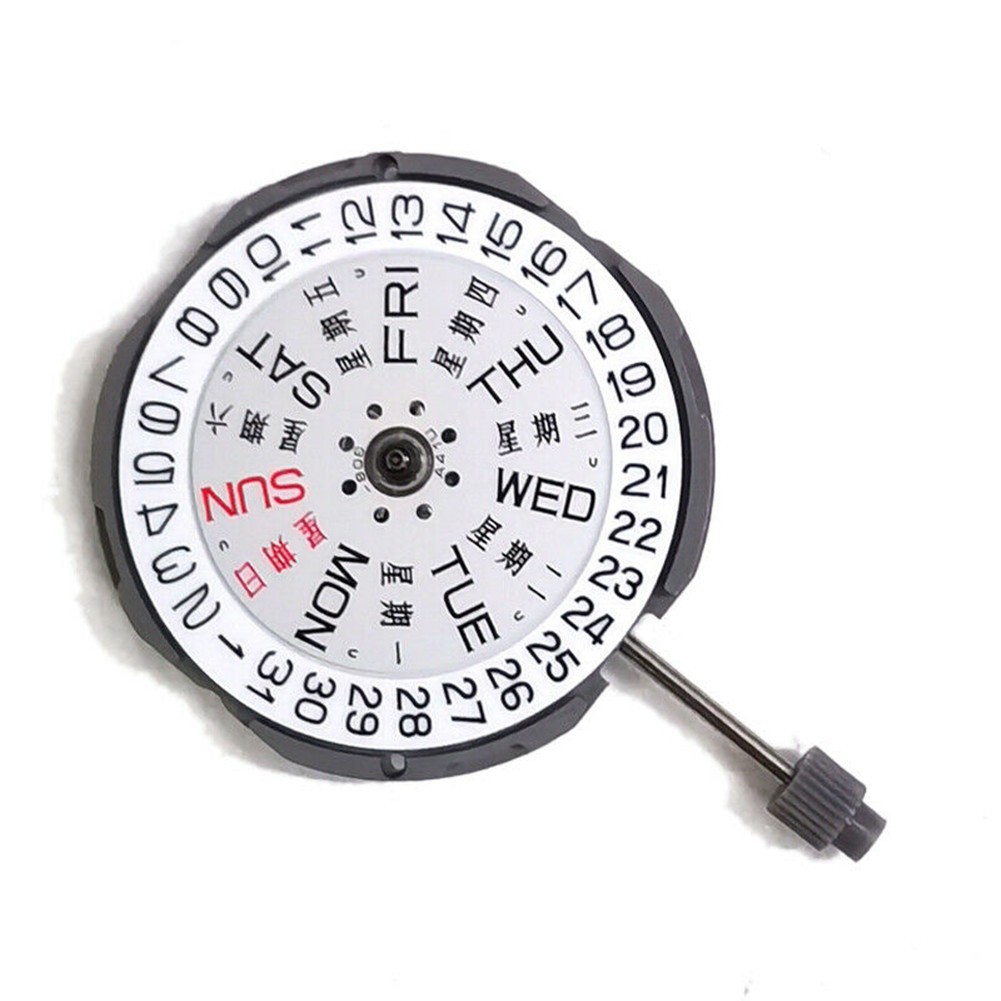 23.65mm Dual Calendar @3 Quartz Watch Movement With Battery For Miyota GM02 GM00