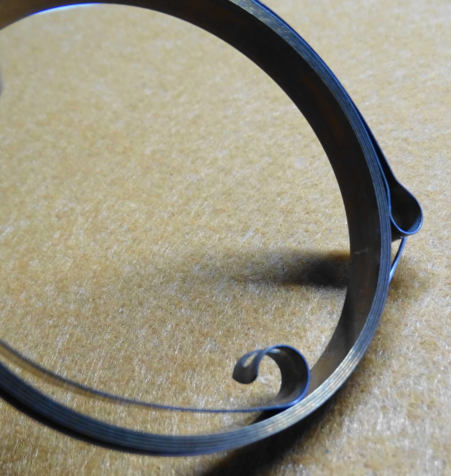 Clock Movement Spring SMI 95 – Ø 60 Height 7.5 Thickness 0.35 Length 1090