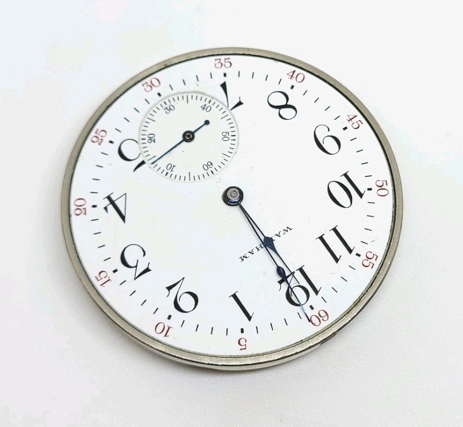 1912 Waltham Model 1894 Grade No. 210 7J 12s Pocket Watch Movement For Repair