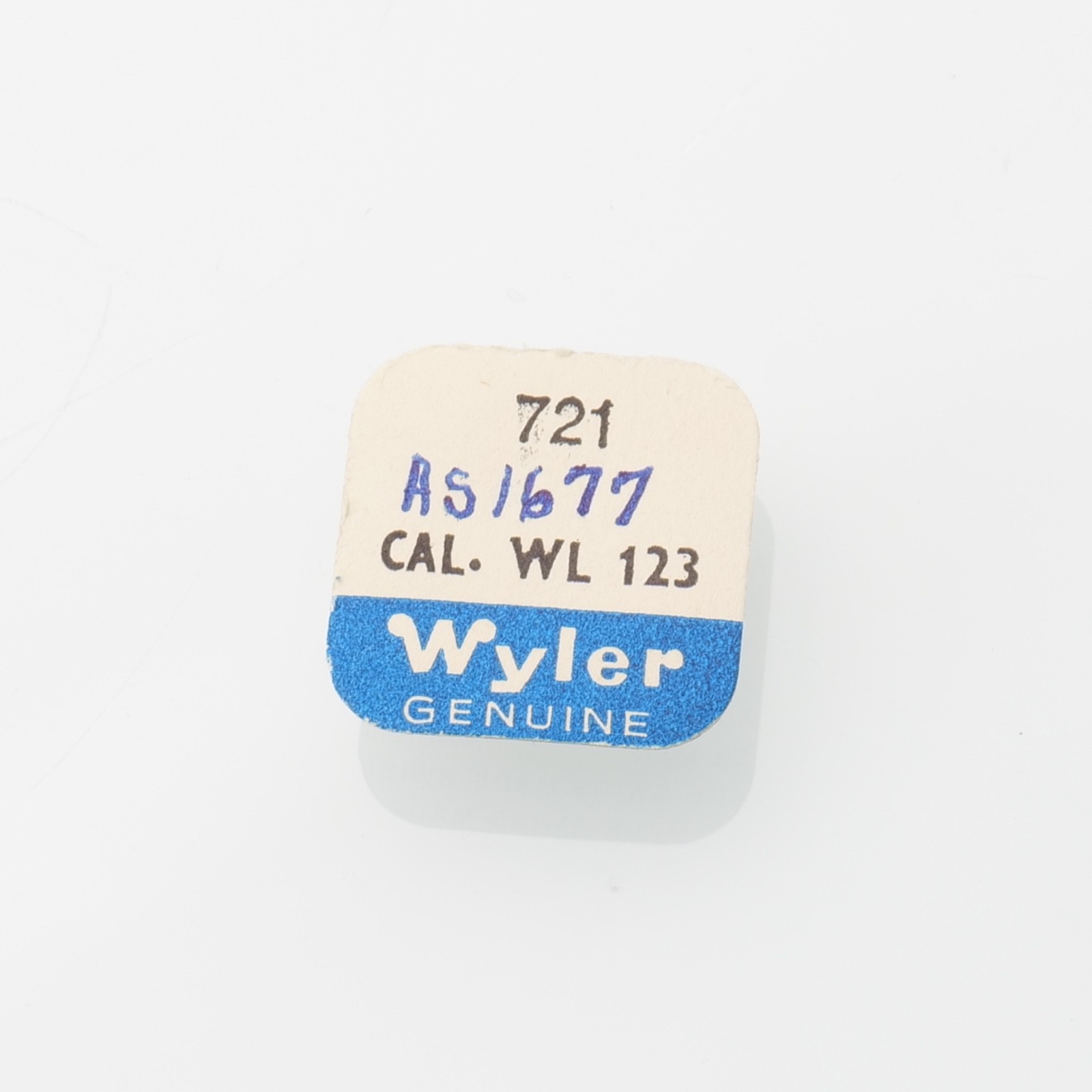 AS 1676 Wyler WL 123 Balance Complete Watch Part Bestfit 721/1491 New Old Stock
