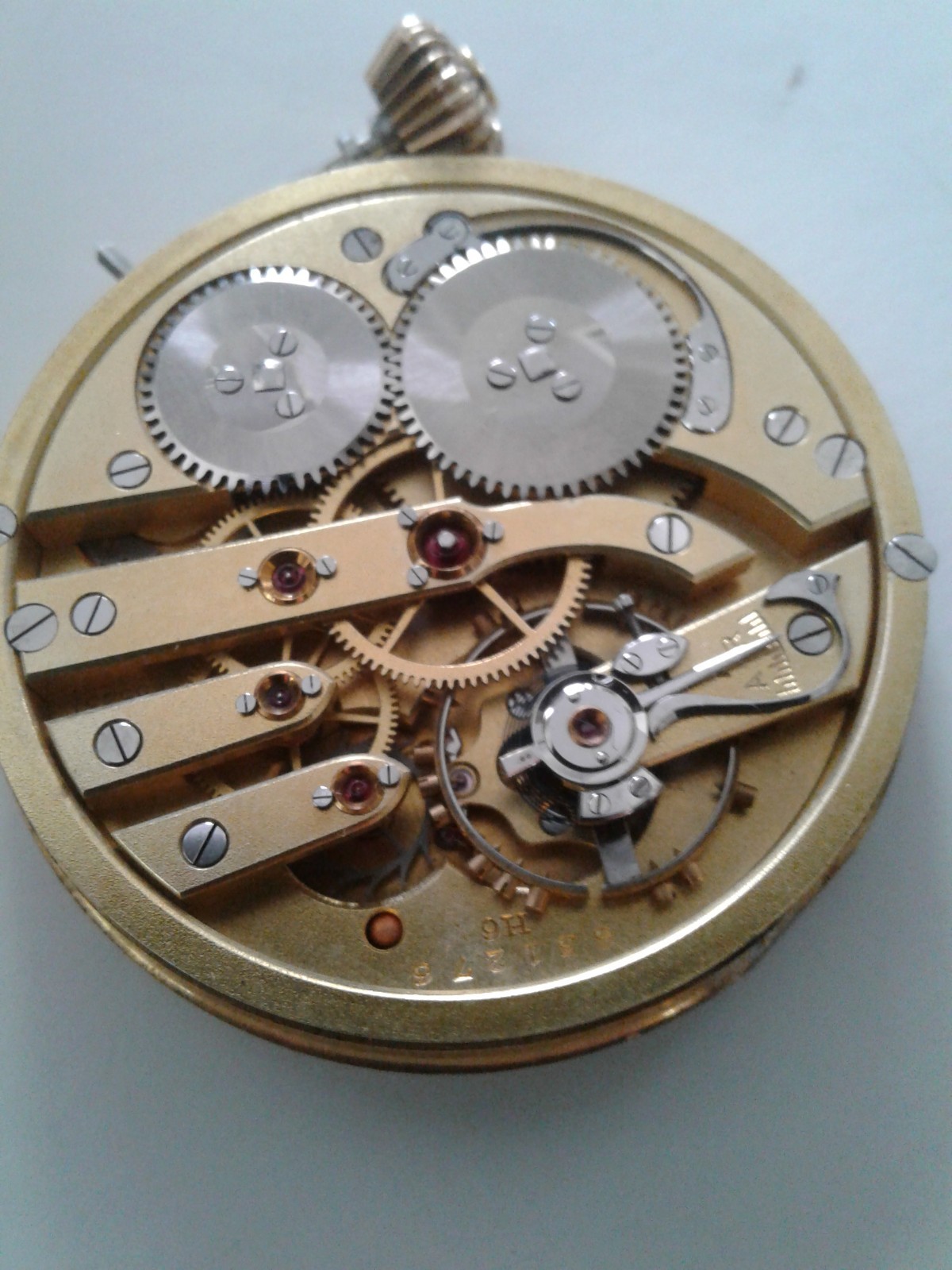 Antique IWC International Watch Co H6 Pocket watch WORKING MOVEMENT + 55231